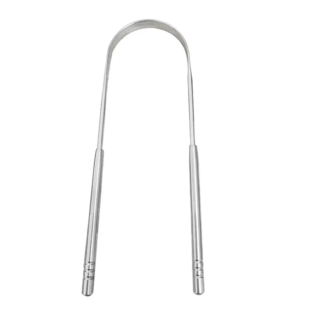 Stainless Steel Tongue Scraper for Fresh Breath & Hygiene